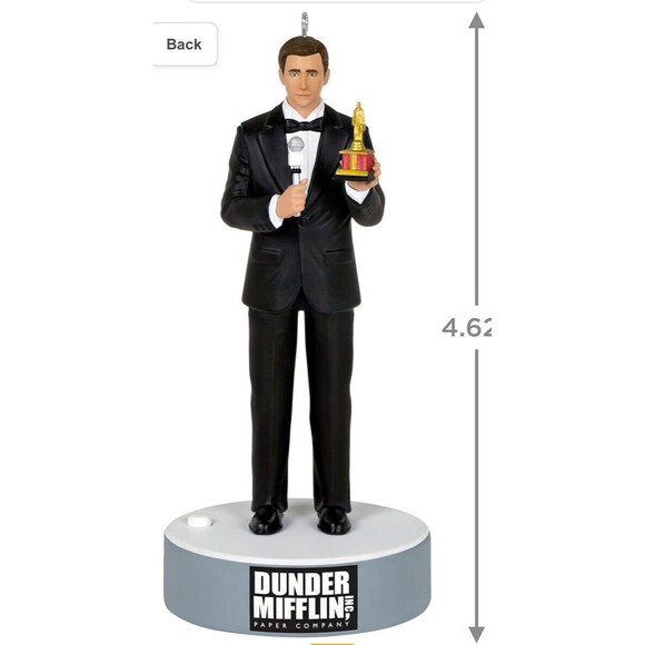 2023 Hallmark DUNDIE WINNER! The Office Keepsake Christmas Ornament - Picture 4 of 4